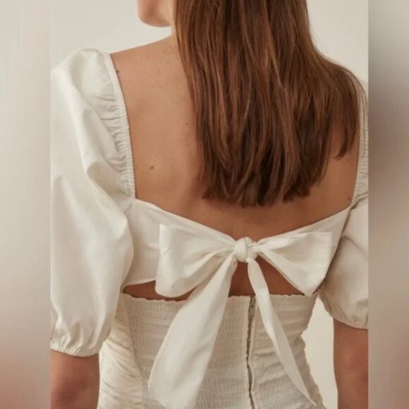 Reformation Barry Top in White - Picture 4 of 10